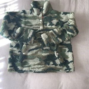 J crew Camo Vintage Fleece